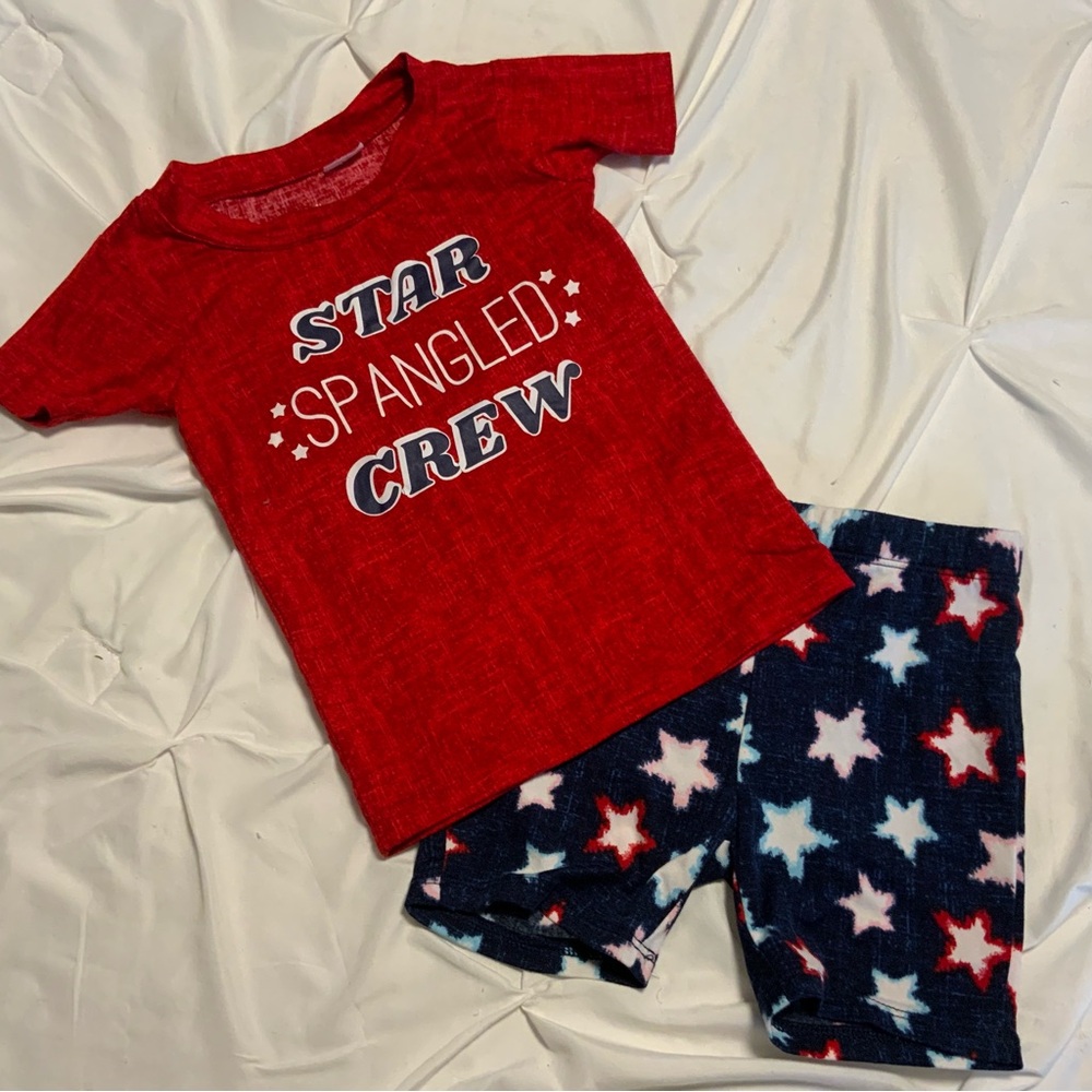 Pick any 5 for $15 Star Spangled Crew Red and Blue Kids Pajamas